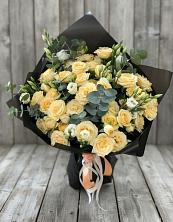 Букет цветов из:  Розы и Лизиантусы в Фаустово