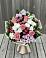 Букет цветов из: Альстромерии, Гвоздики, Розы и Хризантемы в Фаустово
