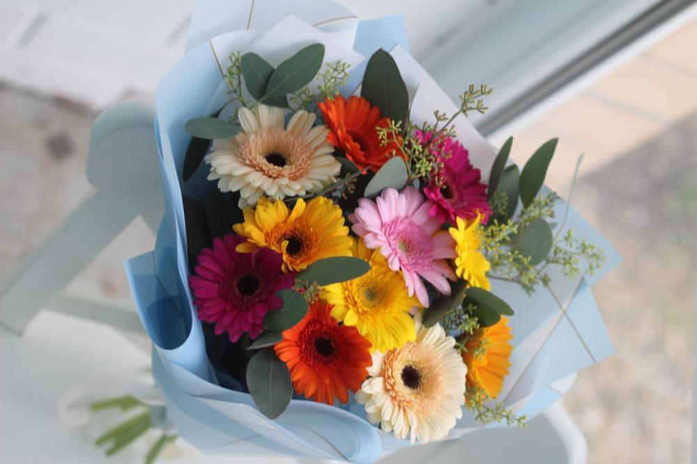 Букет цветов из: Герберы в Фаустово