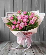 Букет Розовый кустик в Фаустово