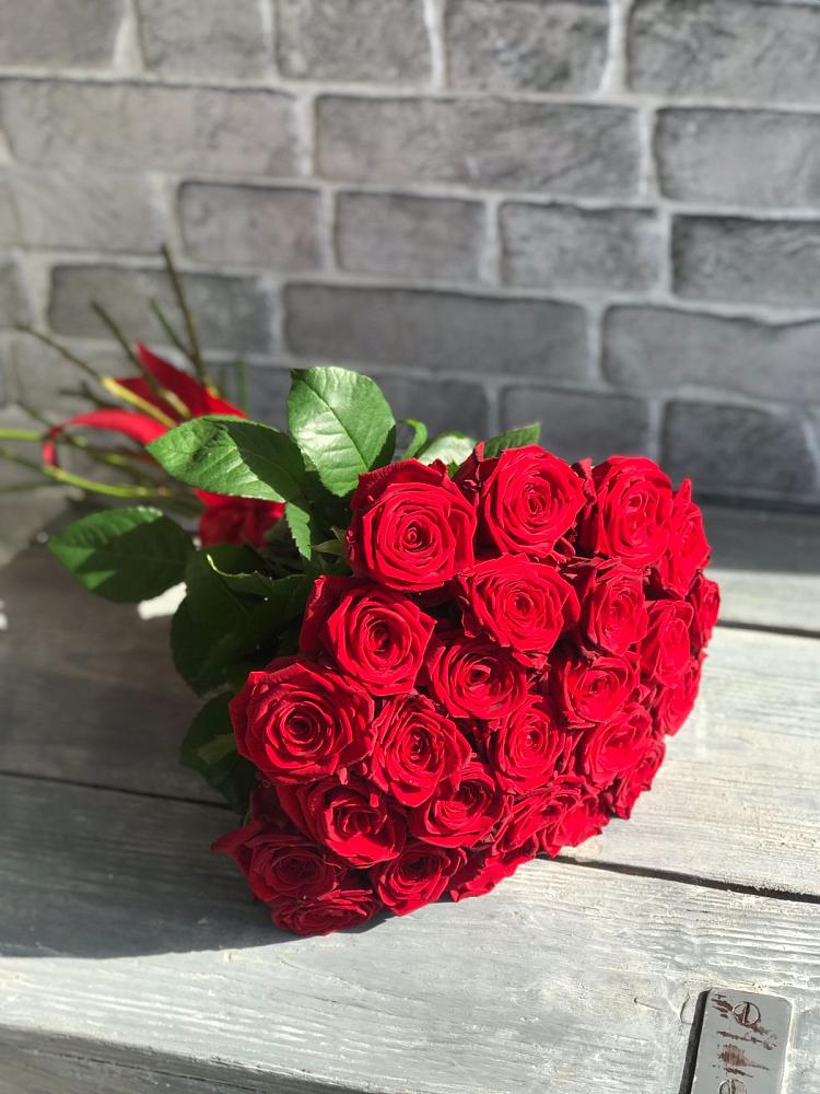 Букет Красные розы Фридом в Фаустово