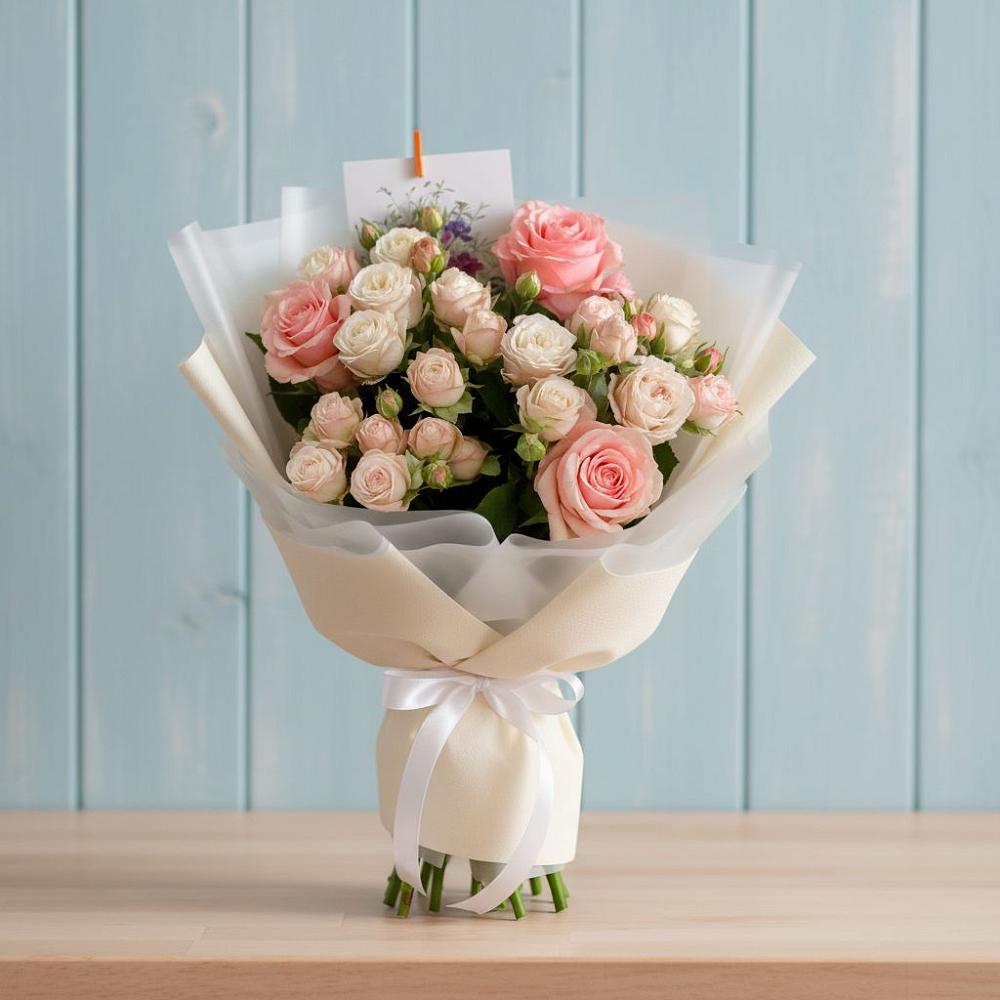 Букет цветов из: Розы в Фаустово