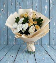 Букет цветов из:  Розы и Хризантемы #REPLACE_PRED# Фаустово