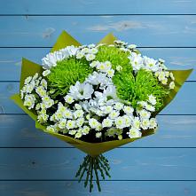 Букет цветов из:  Хризантемы #REPLACE_PRED# Фаустово