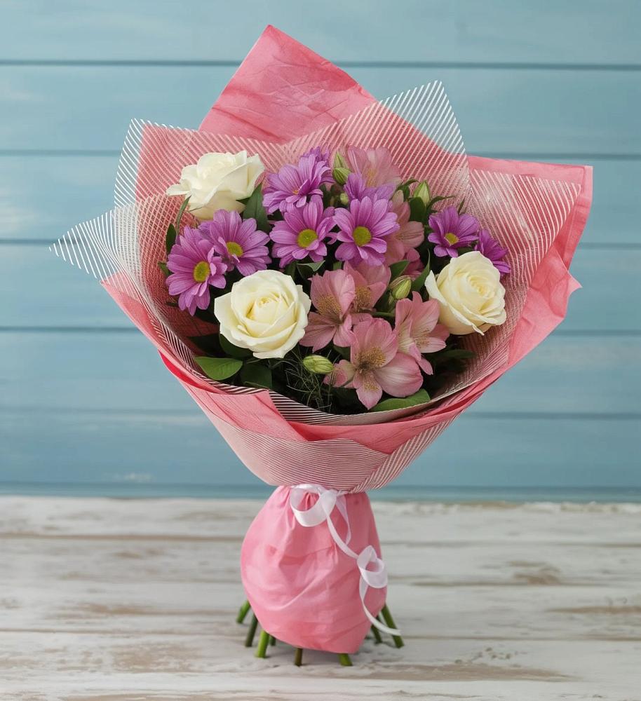 Букет цветов из: Герберы в Фаустово