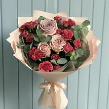 Букет цветов из:  Гвоздики и Розы в Фаустово