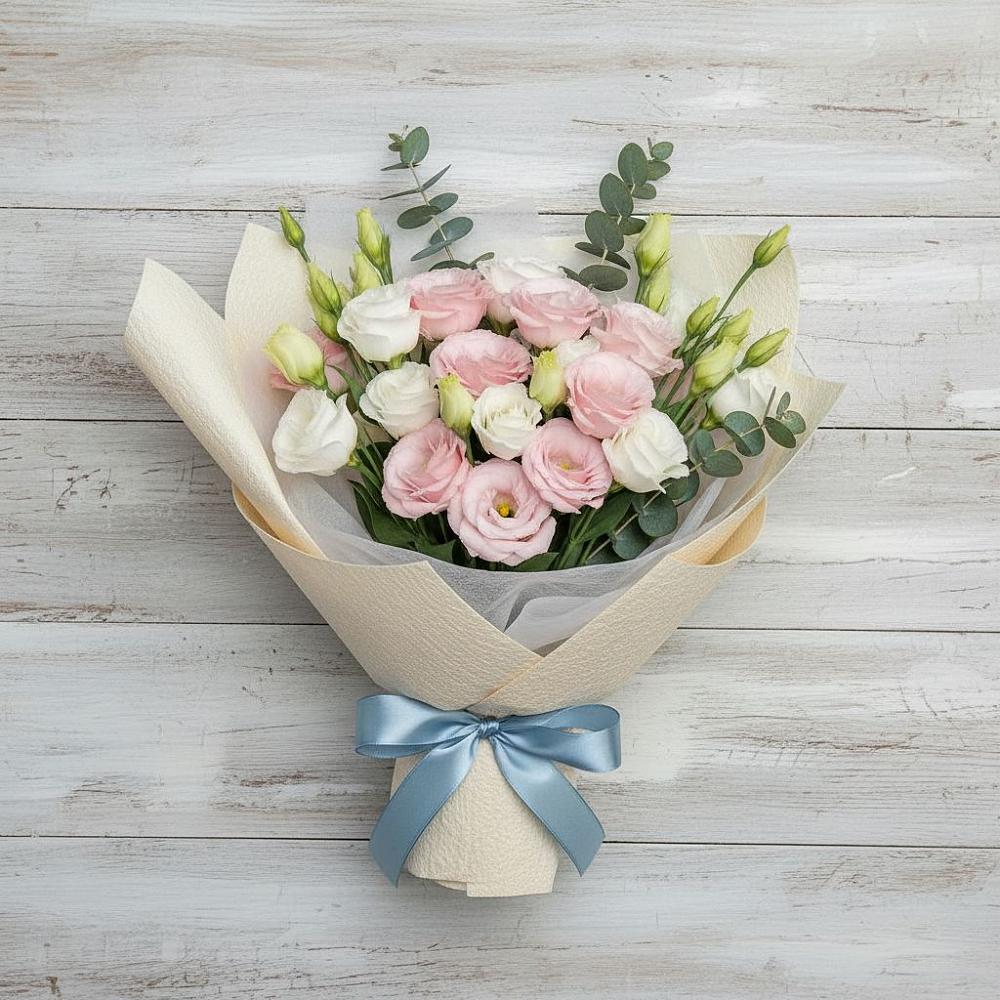 Букет цветов из: Лизиантусы в Фаустово